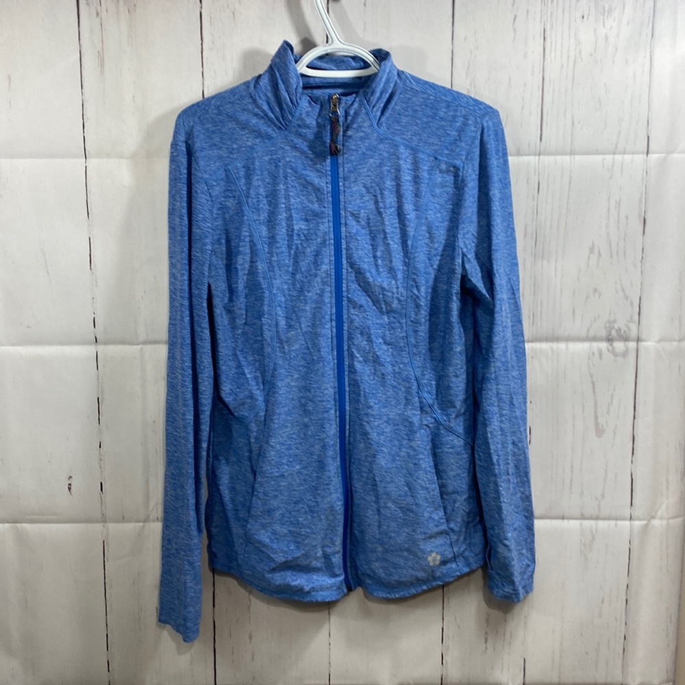 Tuff athletics full zipper lightweight running jacket, size M